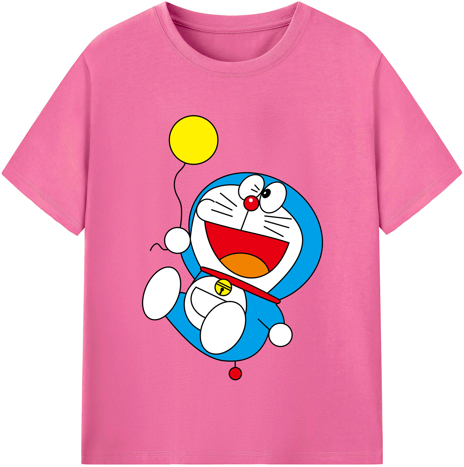 （画像用） ドラえもん Doraemon レディースカジュアルプリントTシャツ（綿100％）